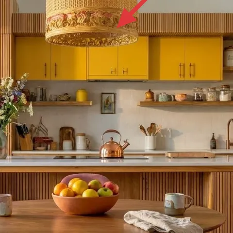 brass/bronze pendant light